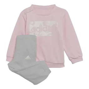 Adidas Essentials Sweatshirt And Pants Clear Pink