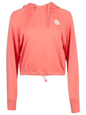 Amara Cropped Hoody - Tea Rose