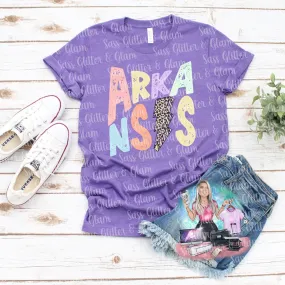 Arkansas bolt pastel