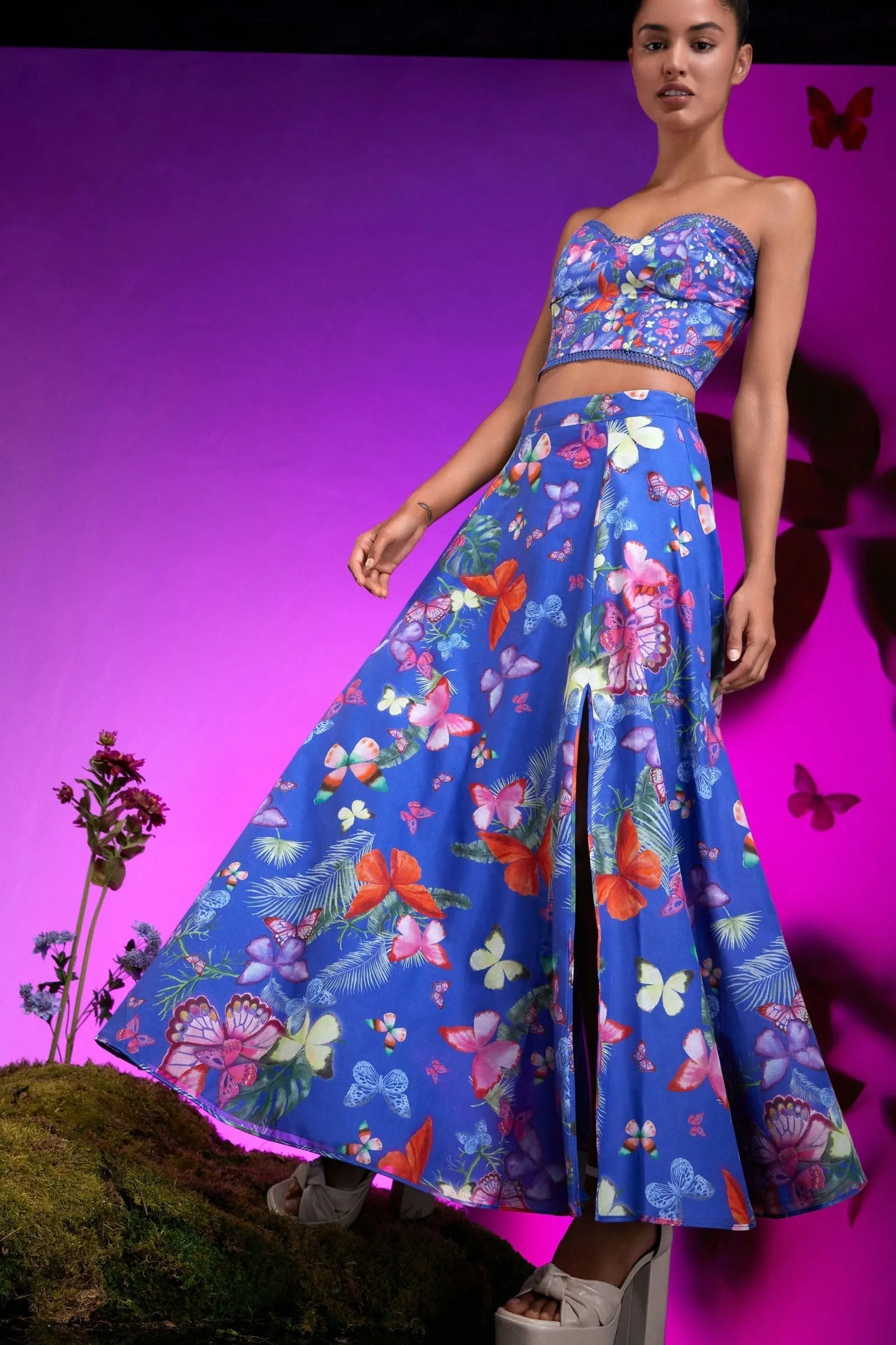 Charo Ruiz Long Skirt Tana