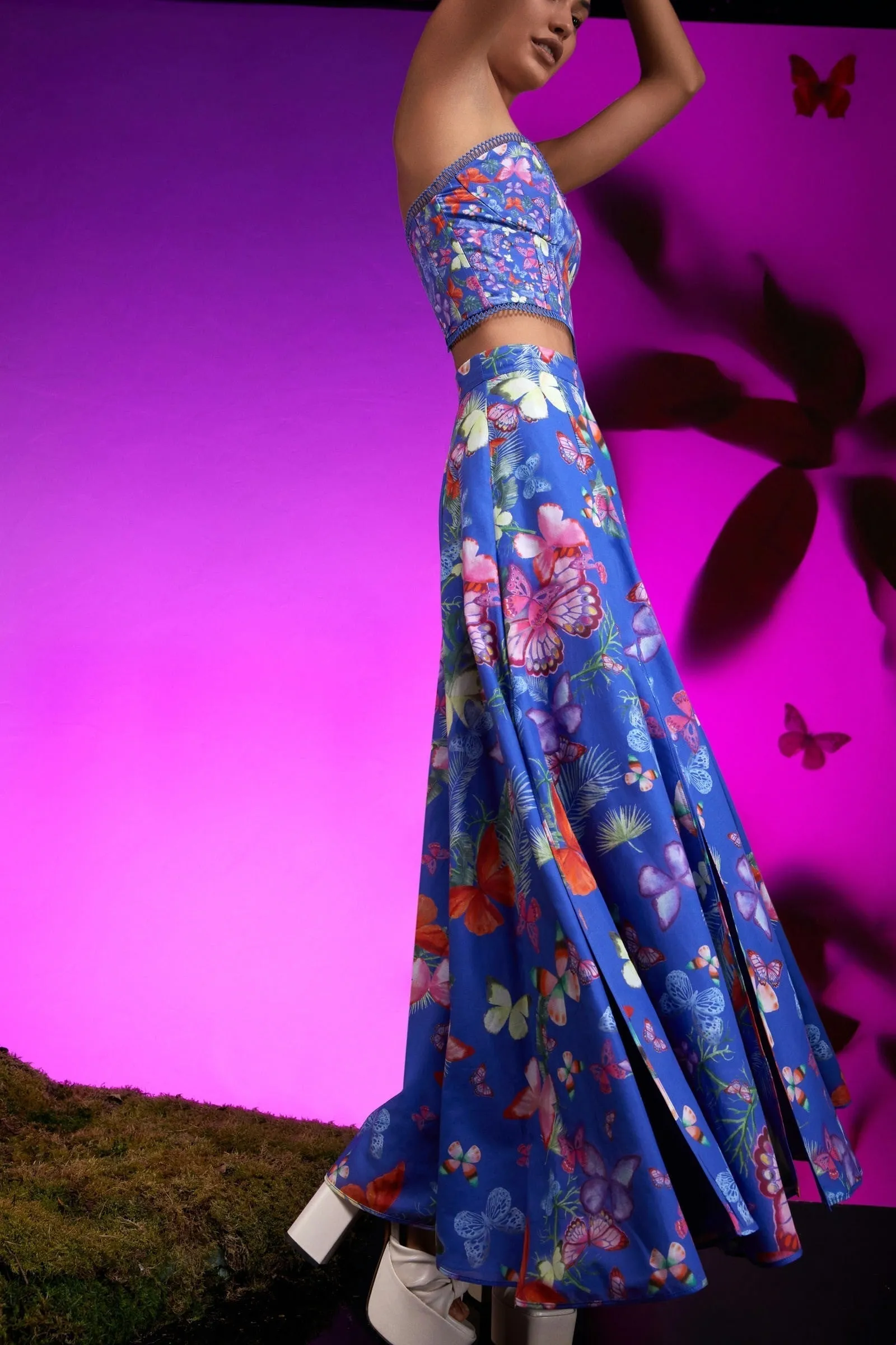 Charo Ruiz Long Skirt Tana