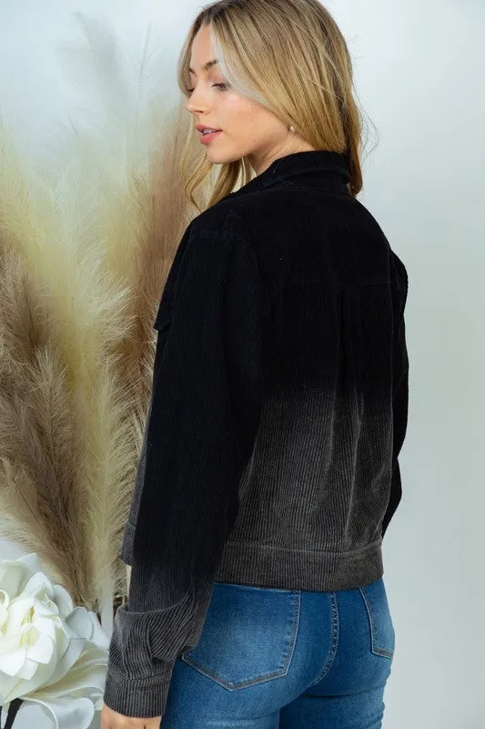 Chasing Dreams Ombre Jacket - Pink or Charcoal