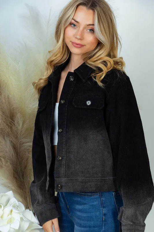 Chasing Dreams Ombre Jacket - Pink or Charcoal