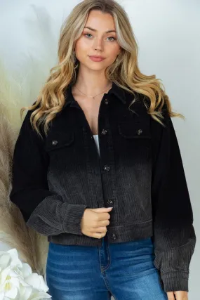 Chasing Dreams Ombre Jacket - Pink or Charcoal
