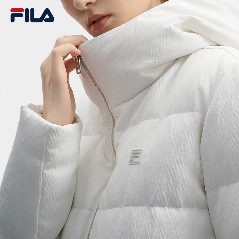 FILA CORE LIFESTYLE WHITE LINE GRENOBLE Women Down Jacket (White)