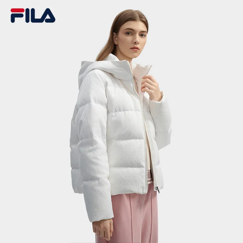 FILA CORE LIFESTYLE WHITE LINE GRENOBLE Women Down Jacket (White)