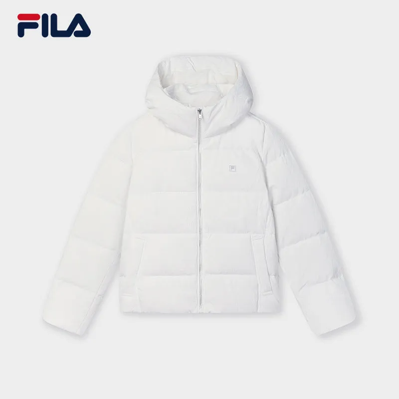 FILA CORE LIFESTYLE WHITE LINE GRENOBLE Women Down Jacket (White)