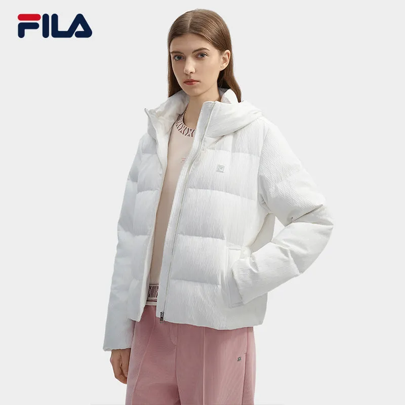 FILA CORE LIFESTYLE WHITE LINE GRENOBLE Women Down Jacket (White)