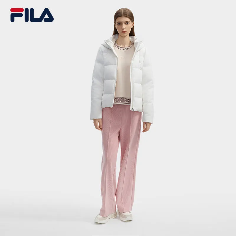 FILA CORE LIFESTYLE WHITE LINE GRENOBLE Women Down Jacket (White)