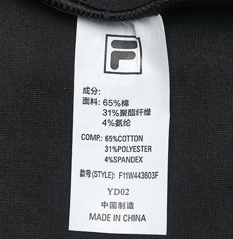 FILA CORE LIFESTYLE WHITE LINE GRENOBLE Women Knit Pants (Black)