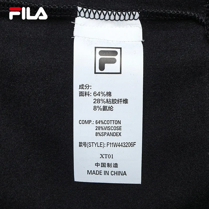 FILA CORE LIFESTYLE WHITE LINE GRENOBLE Women Sweatshirt (Black)