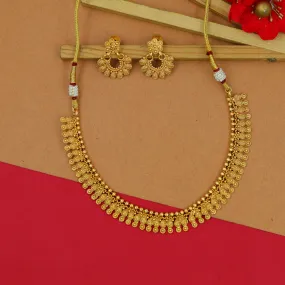 Gold Look Necklace Set 15034-33