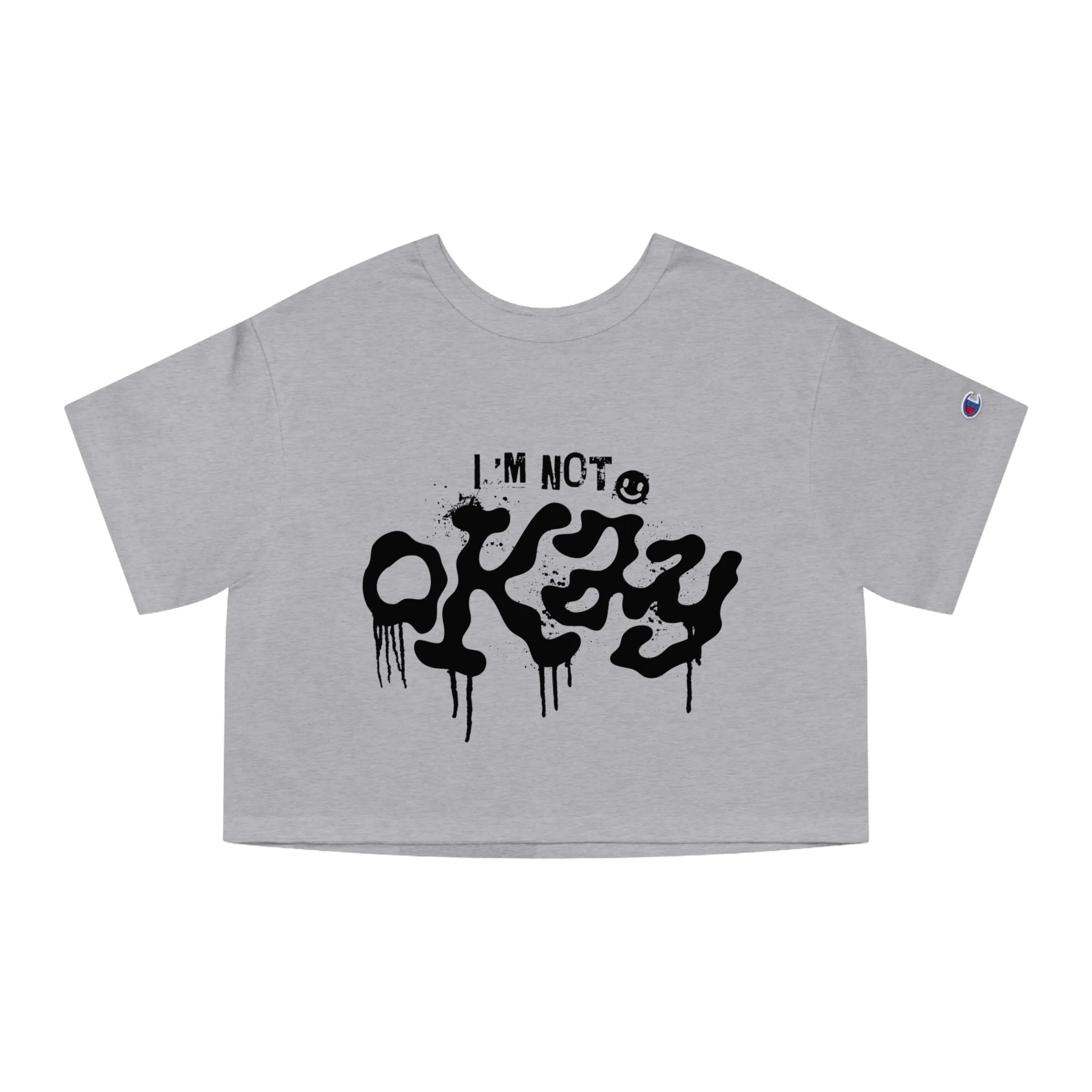 I'm Not Okay Heavyweight Crop Top