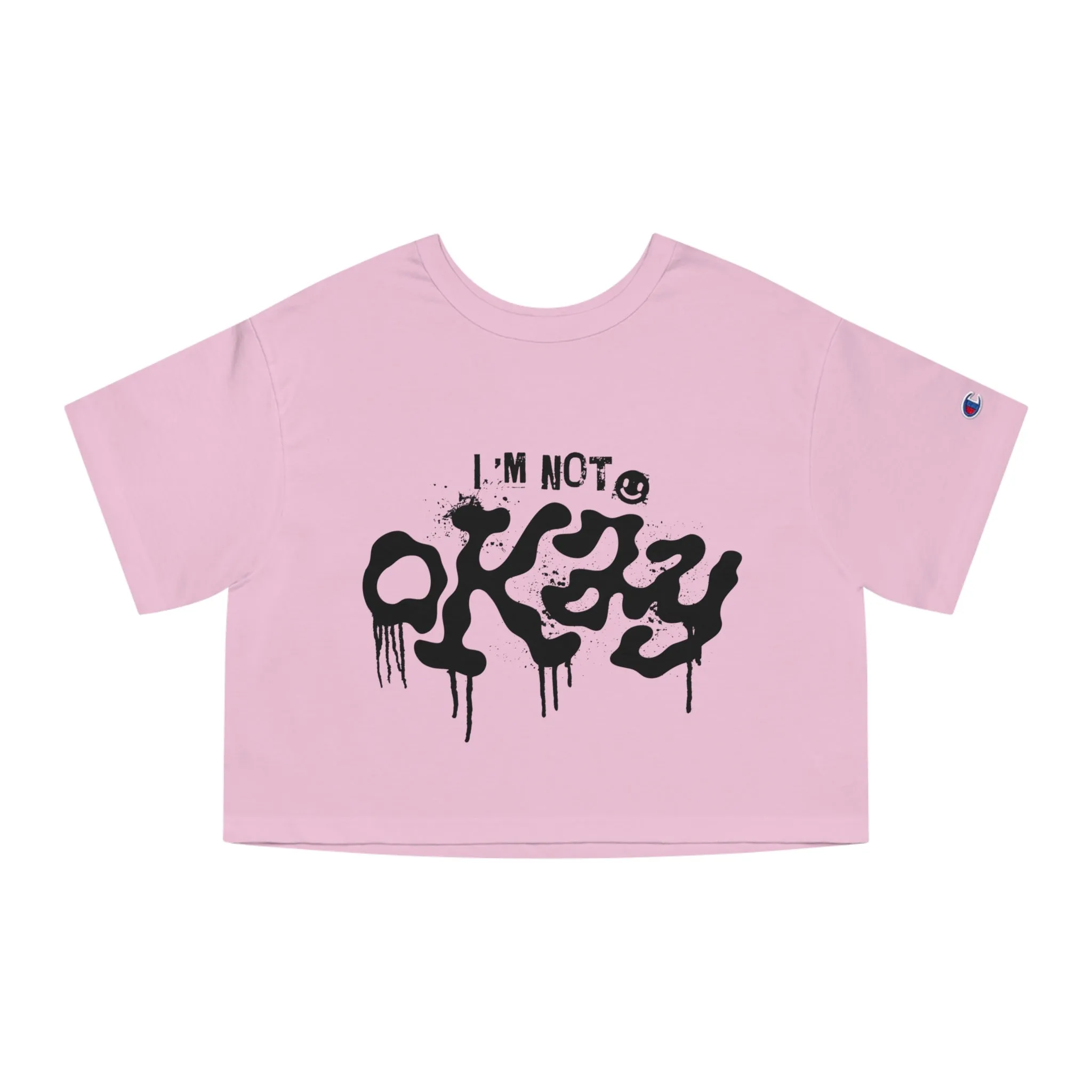 I'm Not Okay Heavyweight Crop Top