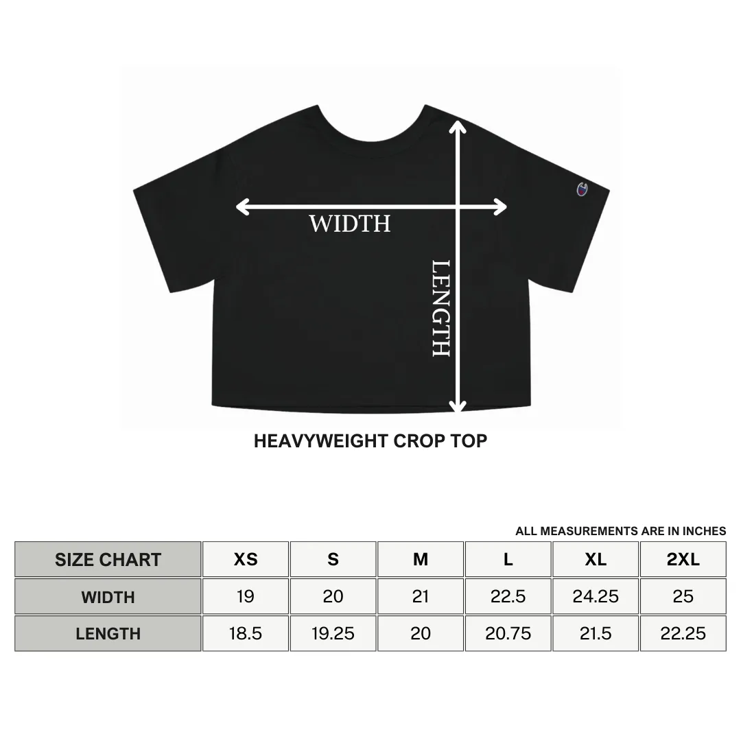 I'm Not Okay Heavyweight Crop Top