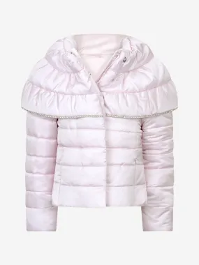 Monnalisa Couture Down Padded Diamante Jacket