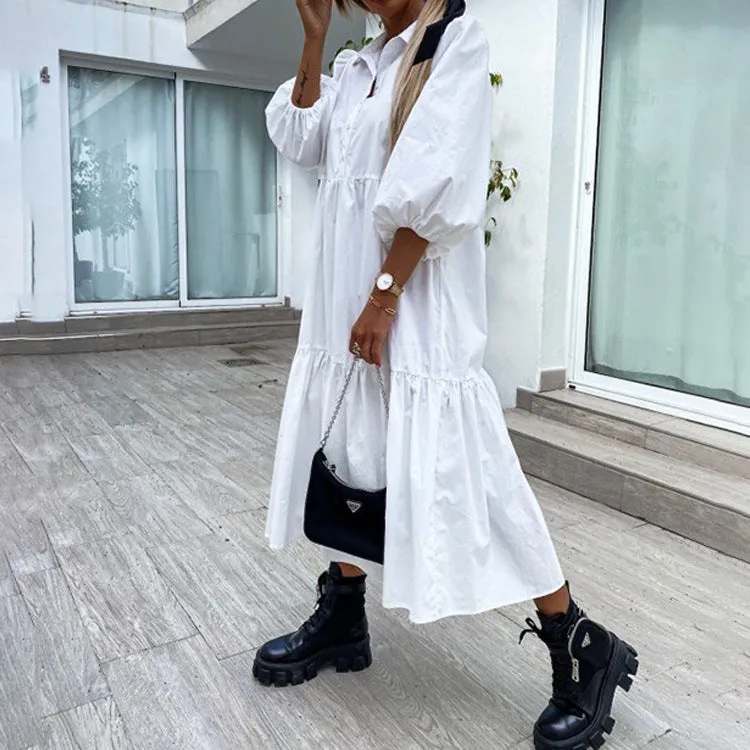 Pullover Medium Length Dress