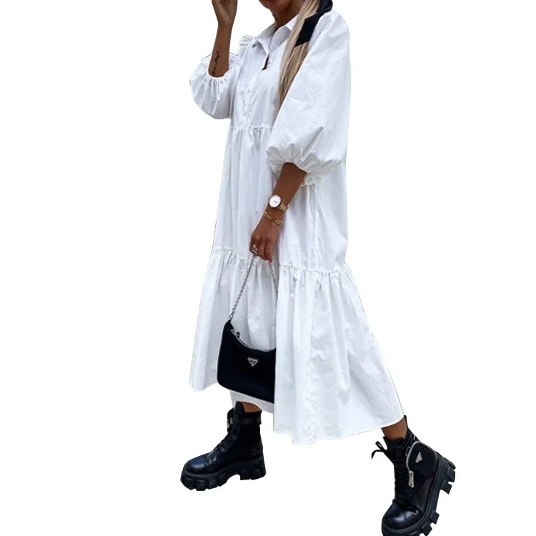 Pullover Medium Length Dress