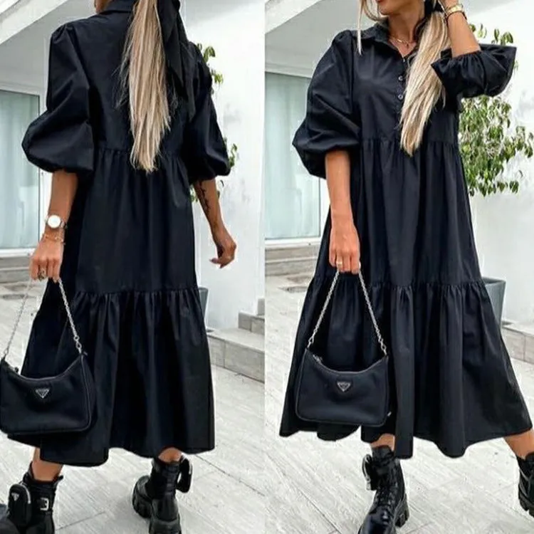 Pullover Medium Length Dress