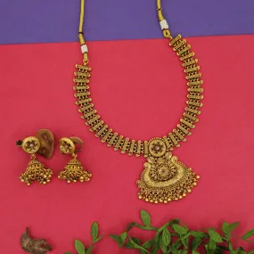 Round Neck Antique Necklace Set 15574-28