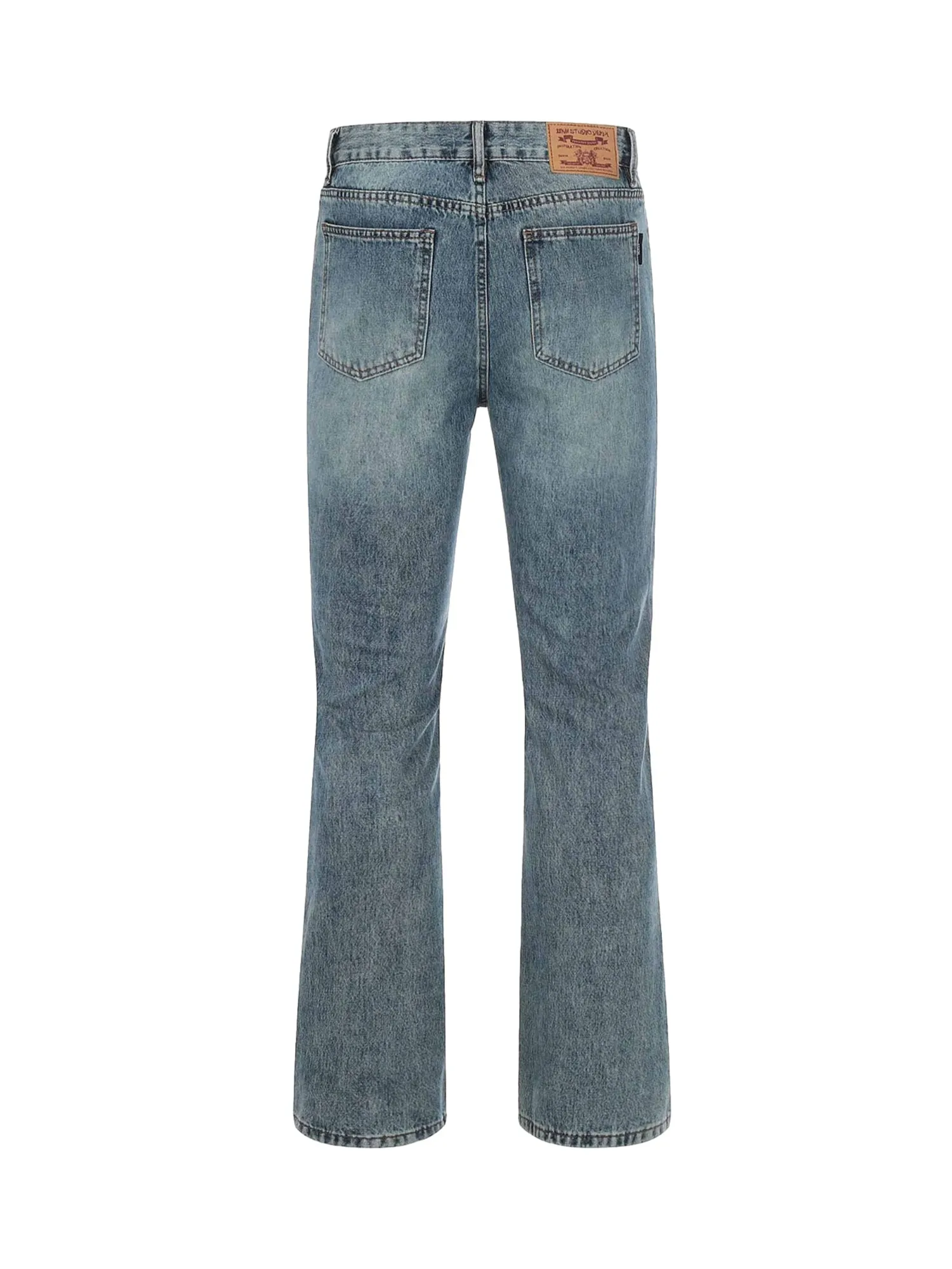 Sneakerhill Washed Graffiti Ripped Jeans