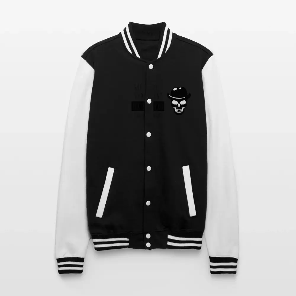 TREND College-Sweatjacke mit Totenkopf