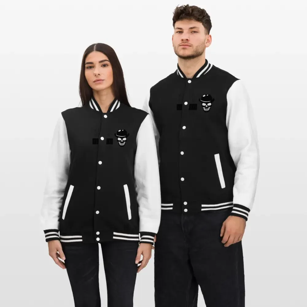 TREND College-Sweatjacke mit Totenkopf