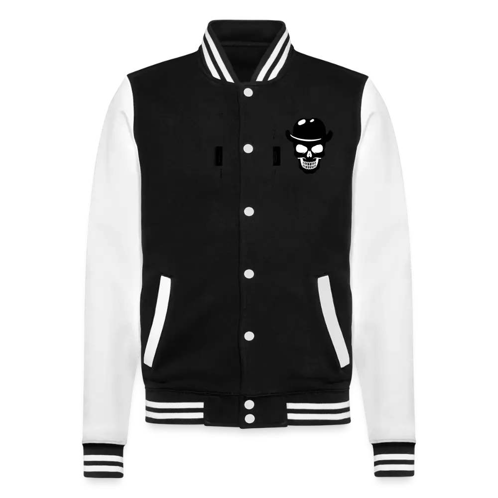 TREND College-Sweatjacke mit Totenkopf