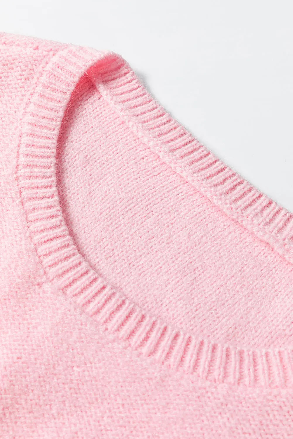 Trendy Floral Embroidered Knit Sweater for Every Day