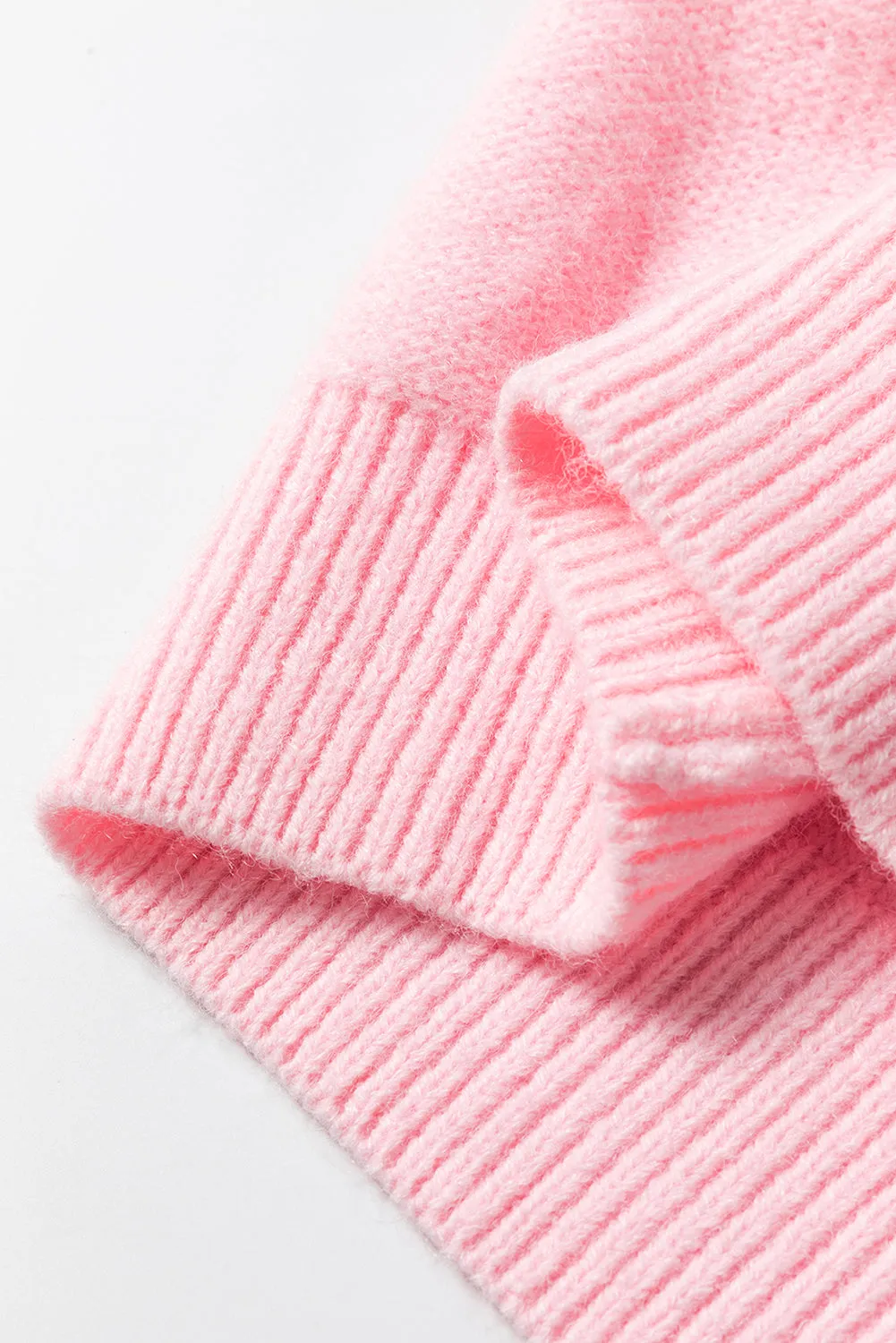 Trendy Floral Embroidered Knit Sweater for Every Day