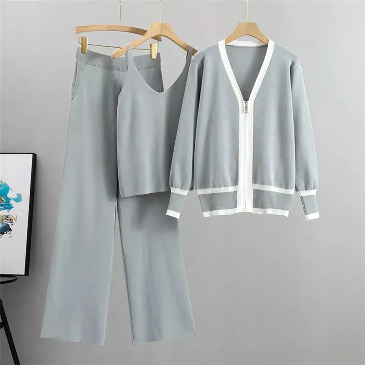Vera | Trendy Fall Knit Three Piece Set