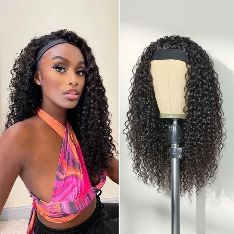 VIP ONLY | Luvme Too Easy Texture Wig Water Wave Glueless Headband Wig Flexi-Fit Drawstring (Get Free Trendy Headbands)