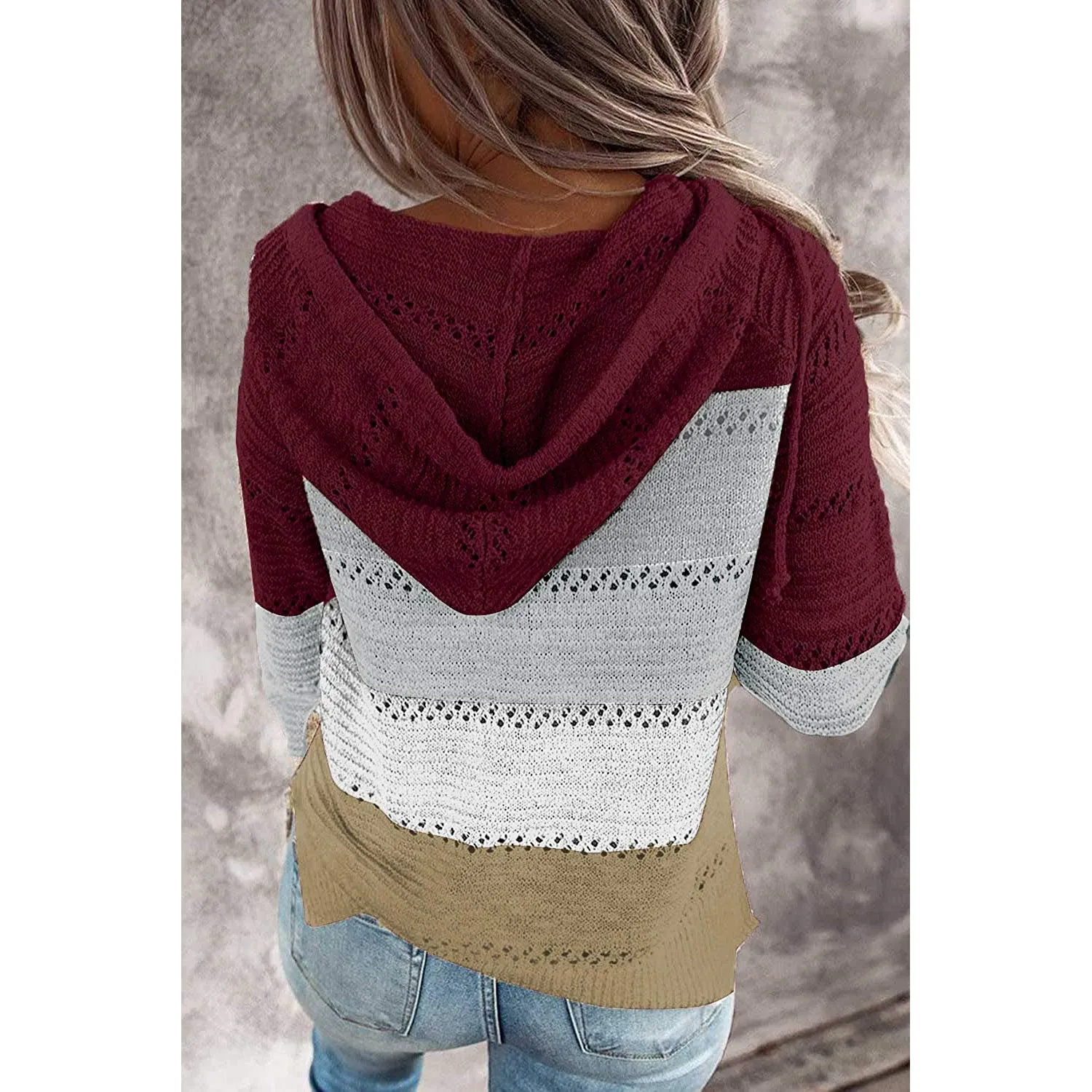 Women Casual Long Sleeve Zip Up Hooded Sweatshirt Hoodies