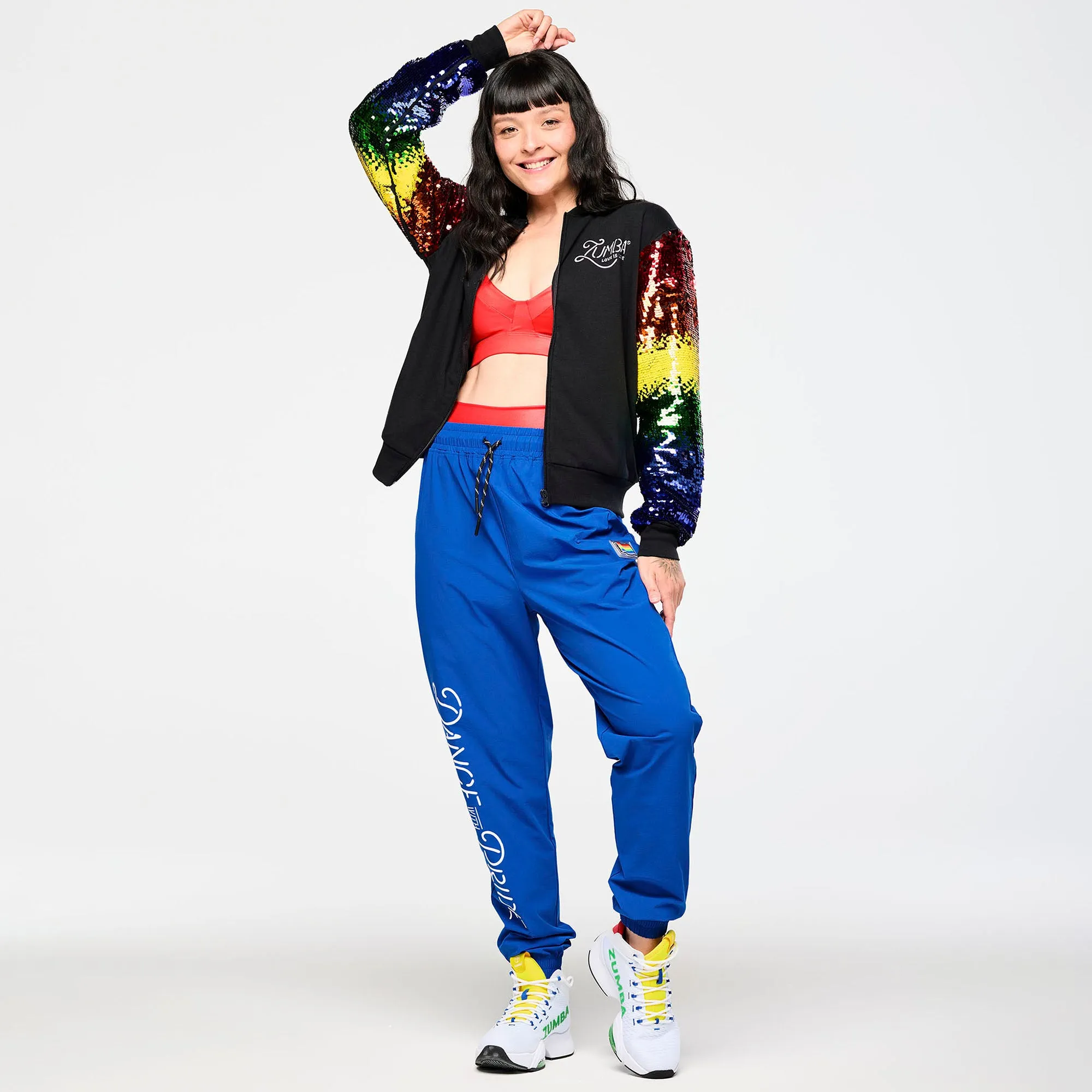 Zumba Men's Woven Track Pants  PRIDE 2025